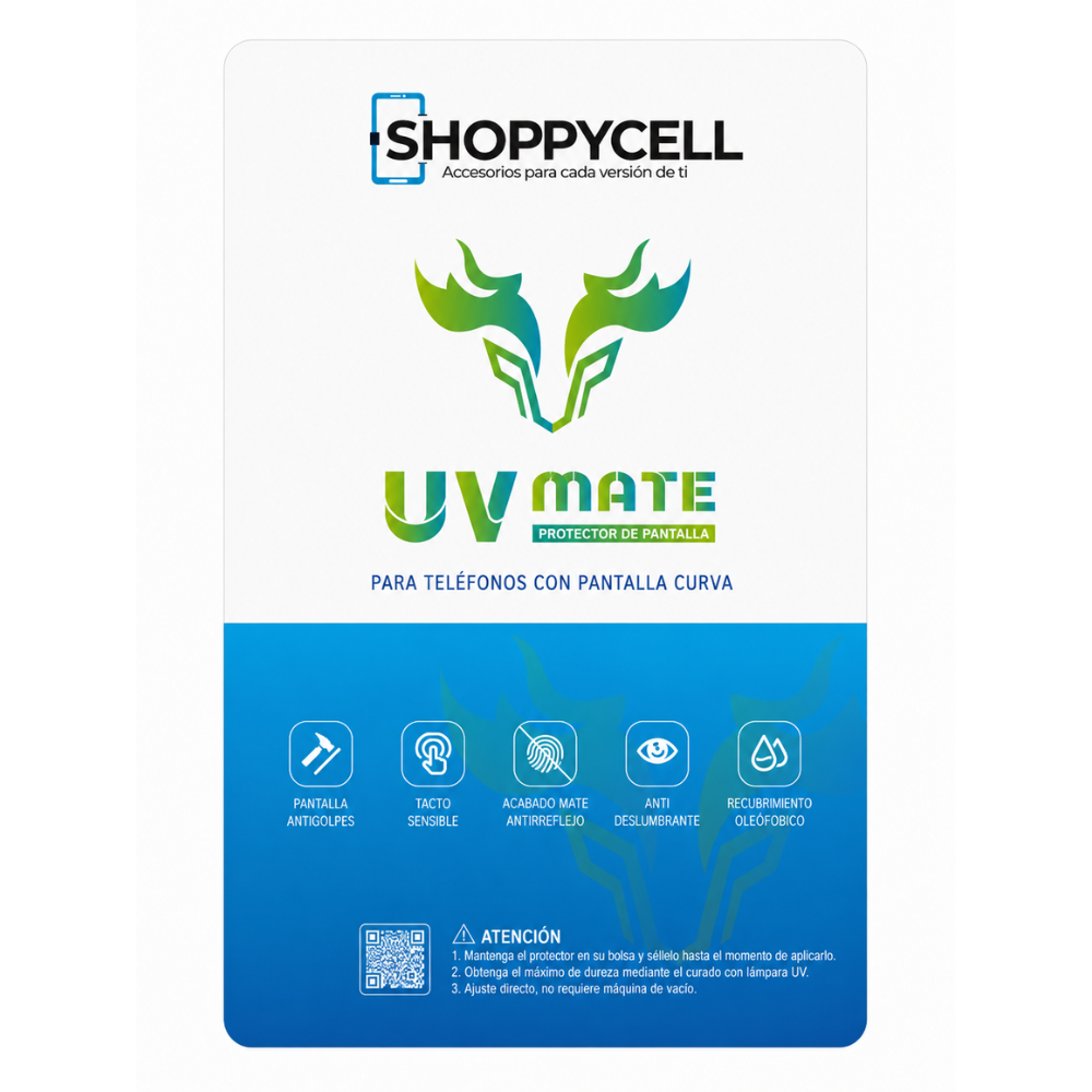 Protector de Pantalla UV Mate, Lámina de Hidrogel Premium