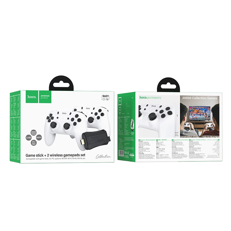 Consola Retro Hoco Ga31 + 2 Controles Hoco GA31