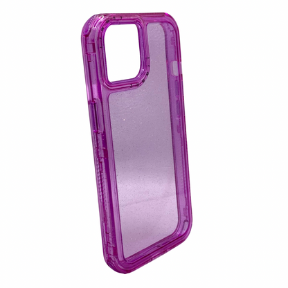Carcasa Para iPhone 16 E Transparente Con Glitter