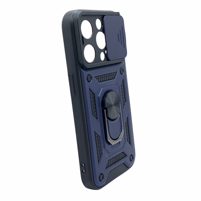 Carcasa Para iPhone 15 Pro Reforzada Anillo Soporte