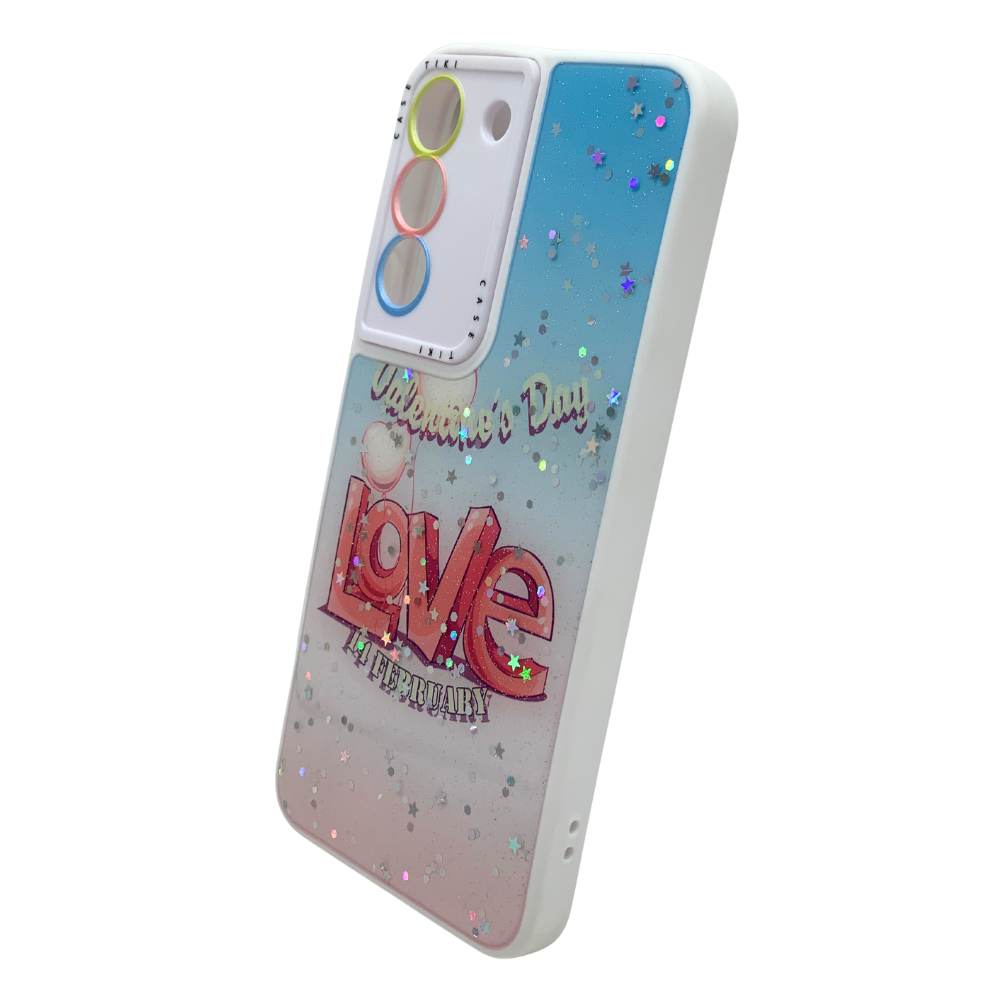 Funda Antigolpes con Brillos Dinámicos para Samsung S22