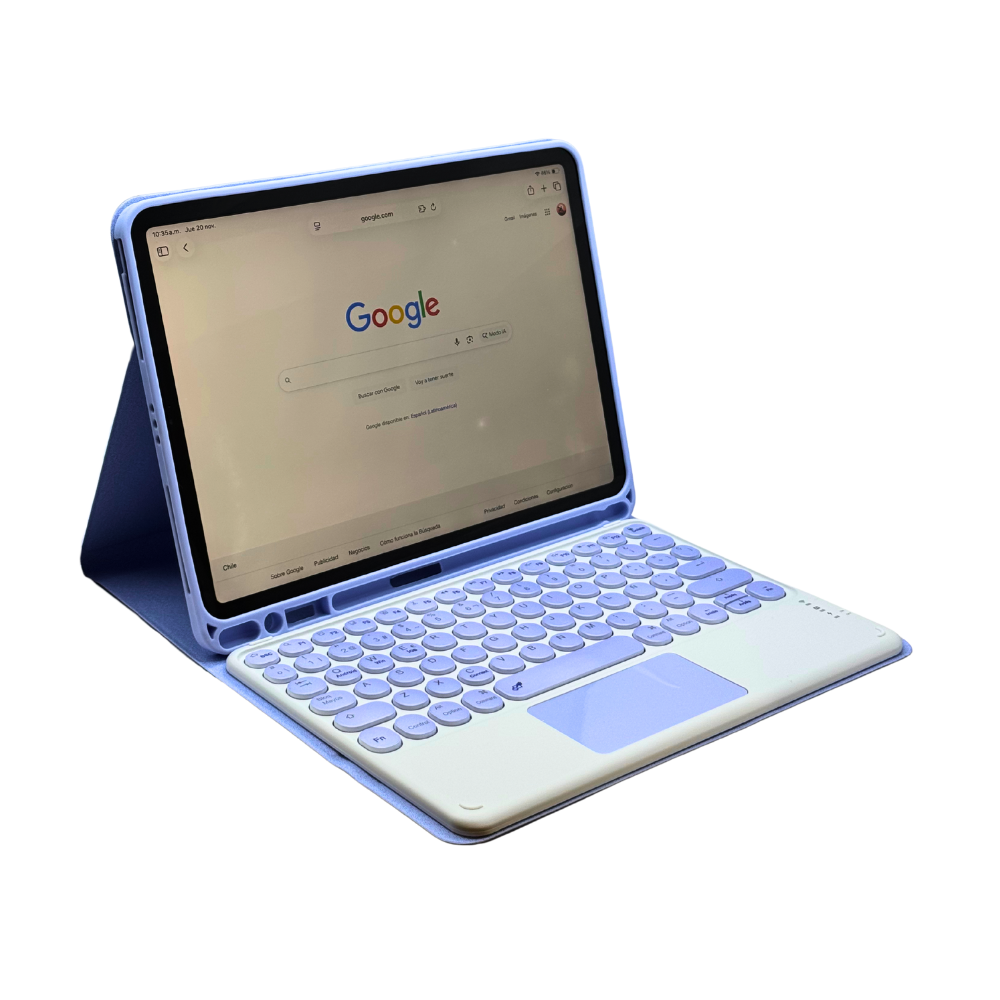 Funda con teclado para iPad 10.2 9th-8th, 7th, iPad Air 3rd Gen, iPad Pro 10.5