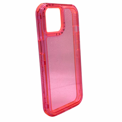 Carcasa Para iPhone 16 E Transparente Con Glitter
