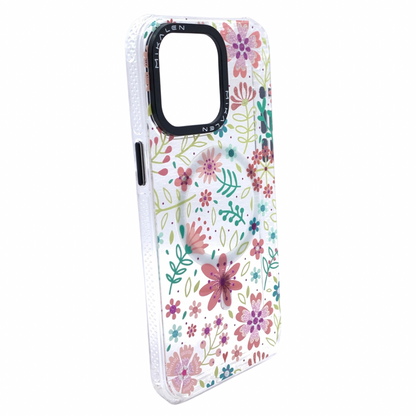 Carcasa Para iPhone 15 Pro Max MagSafe Floral