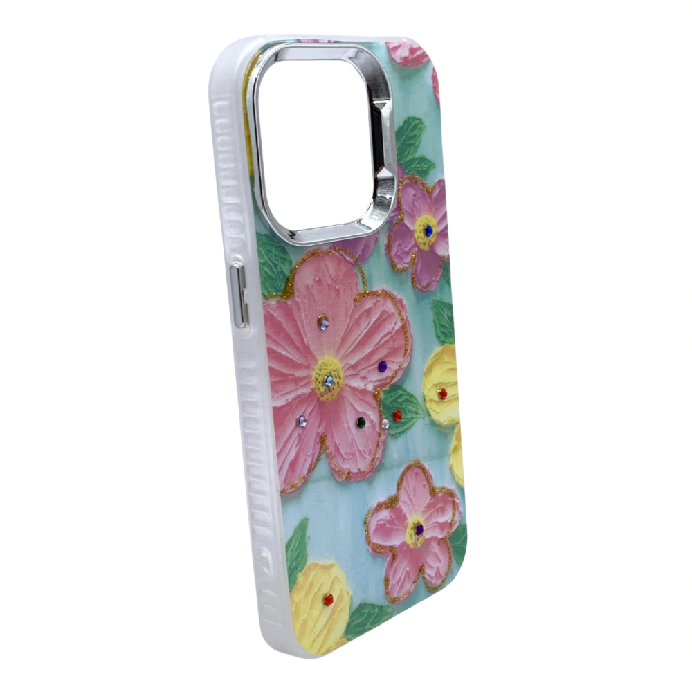 Carcasa Para iPhone 15 Pro Estilo Floral