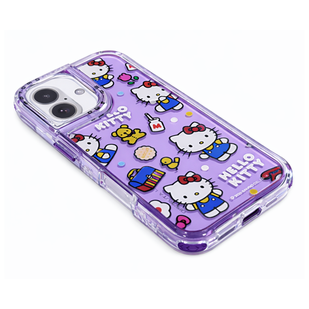 Carcasa Hello Kitty Edición Especial para iPhone 16 – Protección 360° para Smartphone
