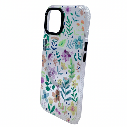 Carcasa Para iPhone 14 MagSafe Floral