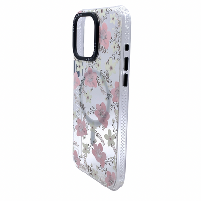Carcasas Para iPhone 15 Pro Max MagSafe Floral