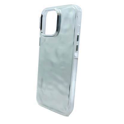 Carcasa Para iPhone 12 Pro Max Cromada Con Efecto Espejo