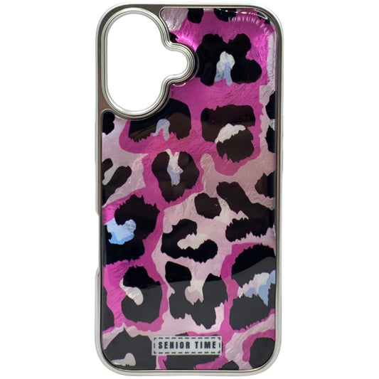 Carcasa Para iPhone 16 Estilo Leopardo
