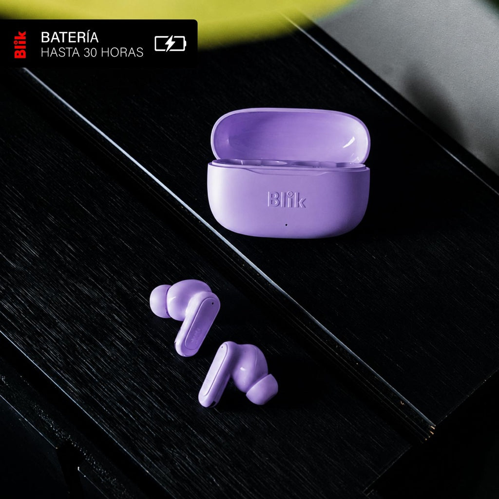 Audifonos Bluetooth Inalámbricos Blik Air500 Lila