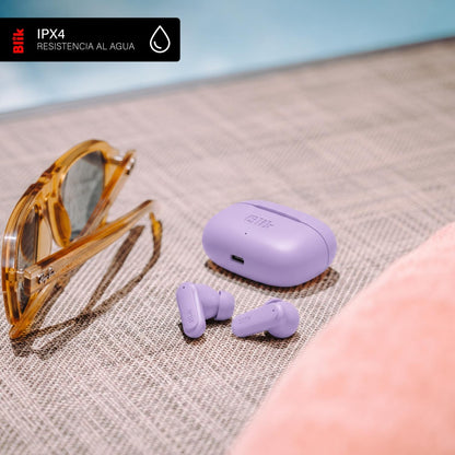 Audifonos Bluetooth Inalámbricos Blik Air500 Lila