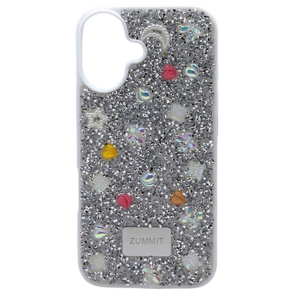 Carcasa Para iPhone 16 Estilo Brillos Con Relieve