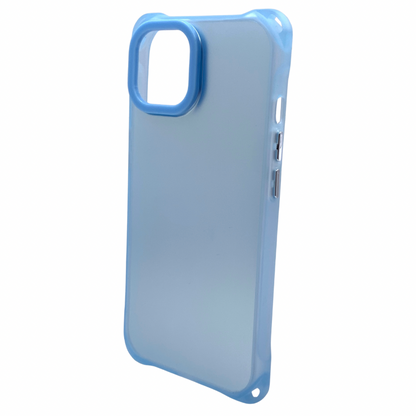 Carcasa Para iPhone 15 Translúcida Azul