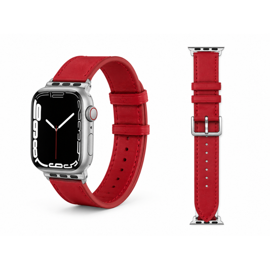 Correa de cuero para Apple Watch y otros modelos