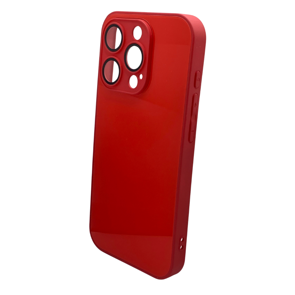 Carcasa Para iPhone 15 Pro Max Rojo Sólido