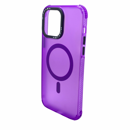 Carcasa Para iPhone 14 Pro Max MagSafe Morada