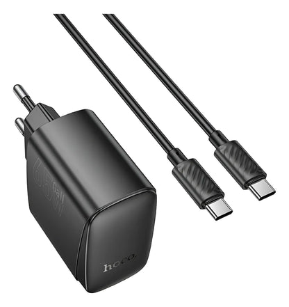 Cargador Carga Super Rapida Hoco Cs63a 65w mas Cable Tipo C