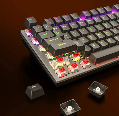 Teclado Gamer Mecanico Meetion Mt-mk009mx (blue Switch)