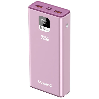 Batería Externa Power Bank 20000 Mah 22.5W UCP10PPD Rosada