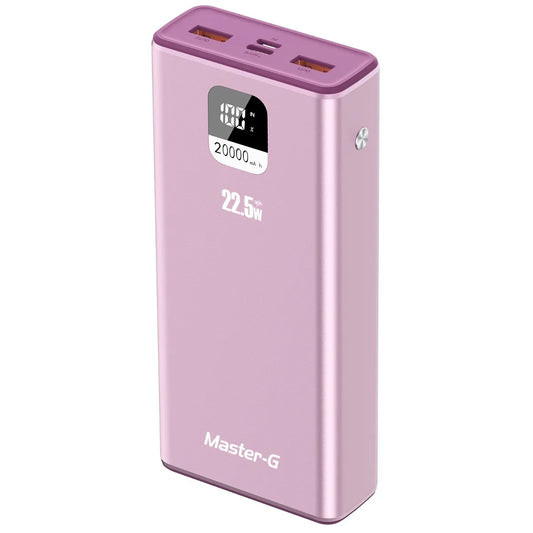 Batería Externa Power Bank 20000 Mah 22.5W UCP10PPD Rosada