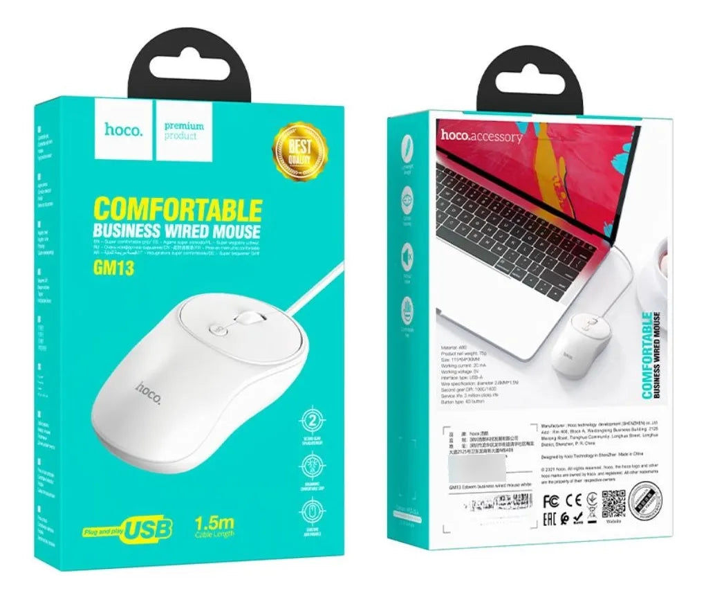 Mouse por cable Hoco GM13