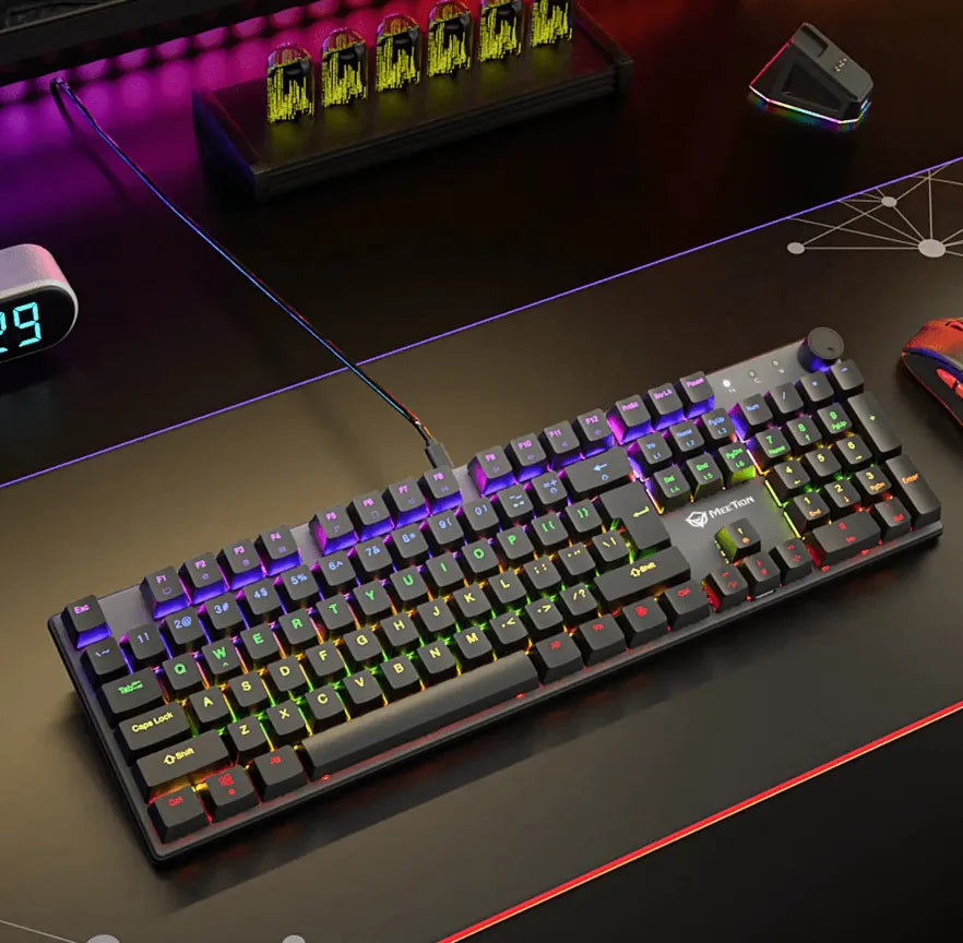 Teclado Gamer Mecanico Meetion Mt-mk009mx (blue Switch)