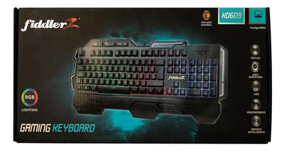 Teclado Gamer Retroiluminado Fiddler FD-KD609