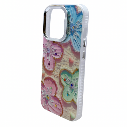 Carcasa Para iPhone 15 Pro Estilo Floral