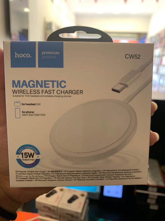 Cargador Inalámbrico Magnético HOCO CW52 – 15W
