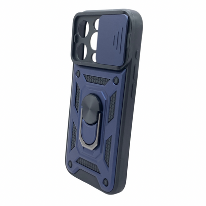 Carcasa Para iPhone 15 Pro Reforzada Anillo Soporte