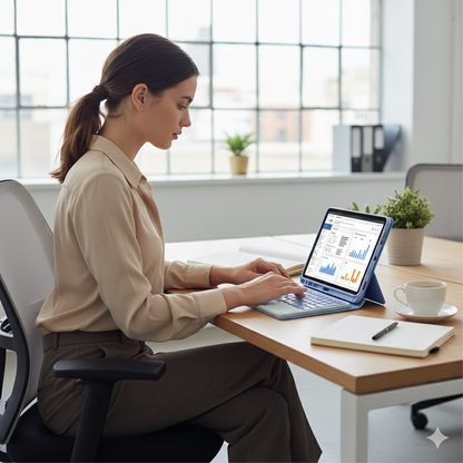 Funda con teclado para iPad Air, Air 2, iPad Pro 9,7'', iPad 9,7 2017-2018