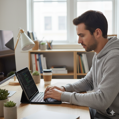 Funda con teclado para iPad Air, Air 2, iPad Pro 9,7'', iPad 9,7 2017-2018