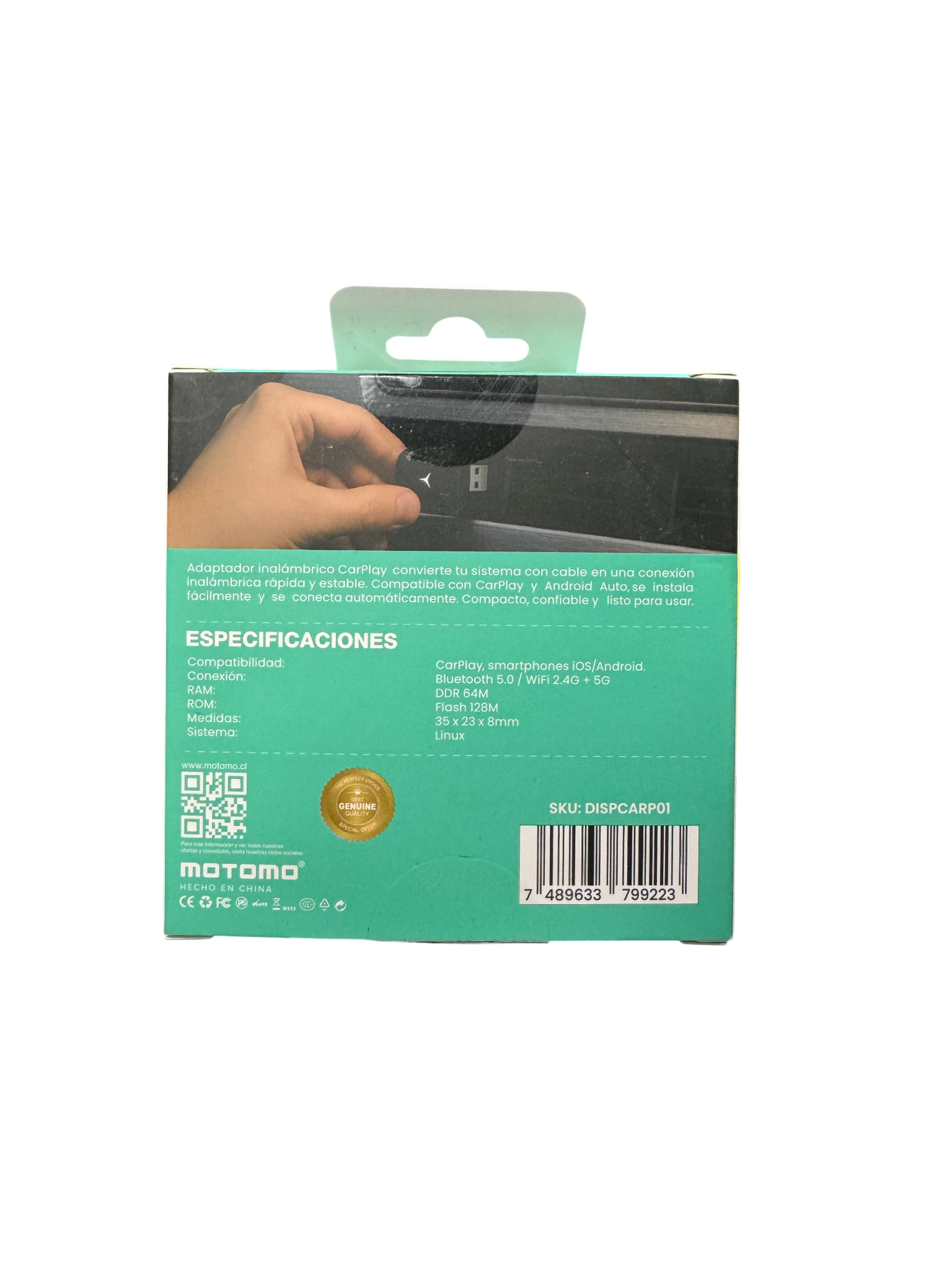 Car Play Inalámbrico Motomo MO-CARP