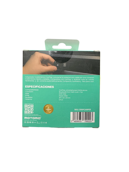 Car Play Inalámbrico Motomo MO-CARP