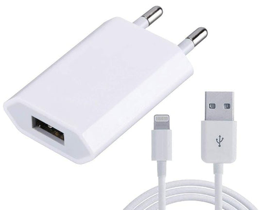 Cargador usb mas cable para Apple Iphone