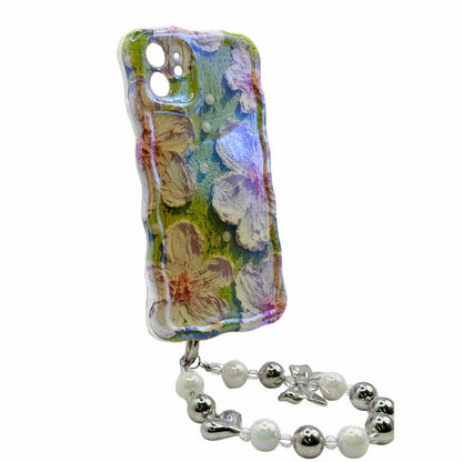 Carcasa Tornasol Floral para iPhone 11 con Strap de Regalo!