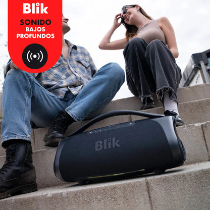 Parlante Bluetooth Portátil Blik Bass400 160W IPX7 12 Hrs