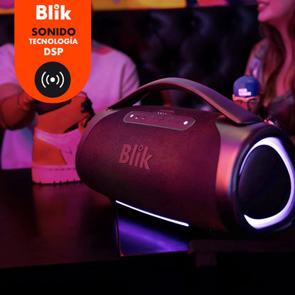 Parlante Bluetooth Portátil Blik Bass400 160W IPX7 12 Hrs