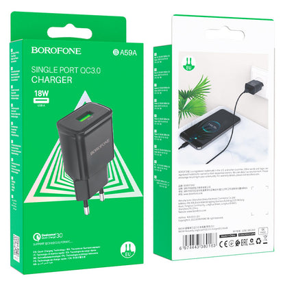 Cargador USB QC 3.0 Borofone BA59A