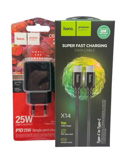 Cargador completo tipo C a C 1m Hoco CS24A