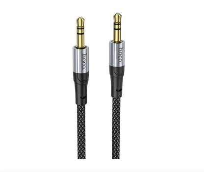 Cable auxiliar trenzado HOCO UPA26 1 metro negro