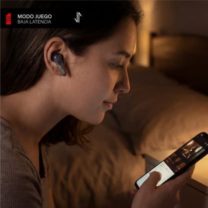 Audifonos Bluetooth Blik Game-X Baja Latencia 30 hrs