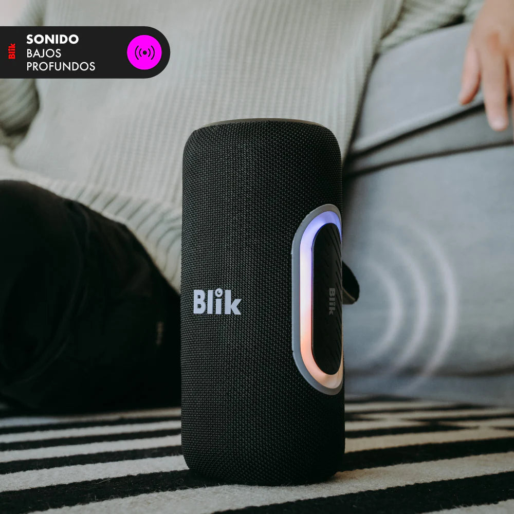 Parlante Bluetooth Portátil Blik Hypebass40 40W IPX5 8 Hrs