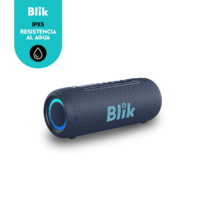 Parlante Bluetooth Portátil Blik Live Azul 10W IPX5 8 Hrs