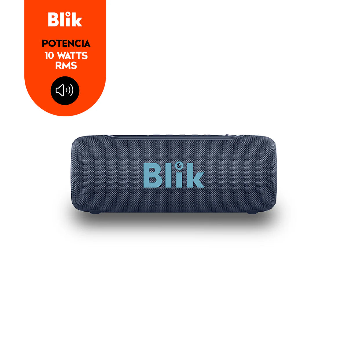 Parlante Bluetooth Portátil Blik Live Azul 10W IPX5 8 Hrs