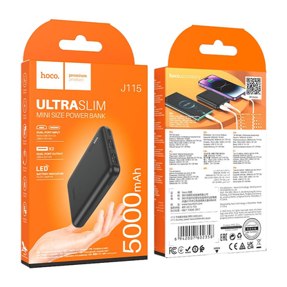 Bateria Portatil Powerbank Hoco J115 5.000 Mah Blanco