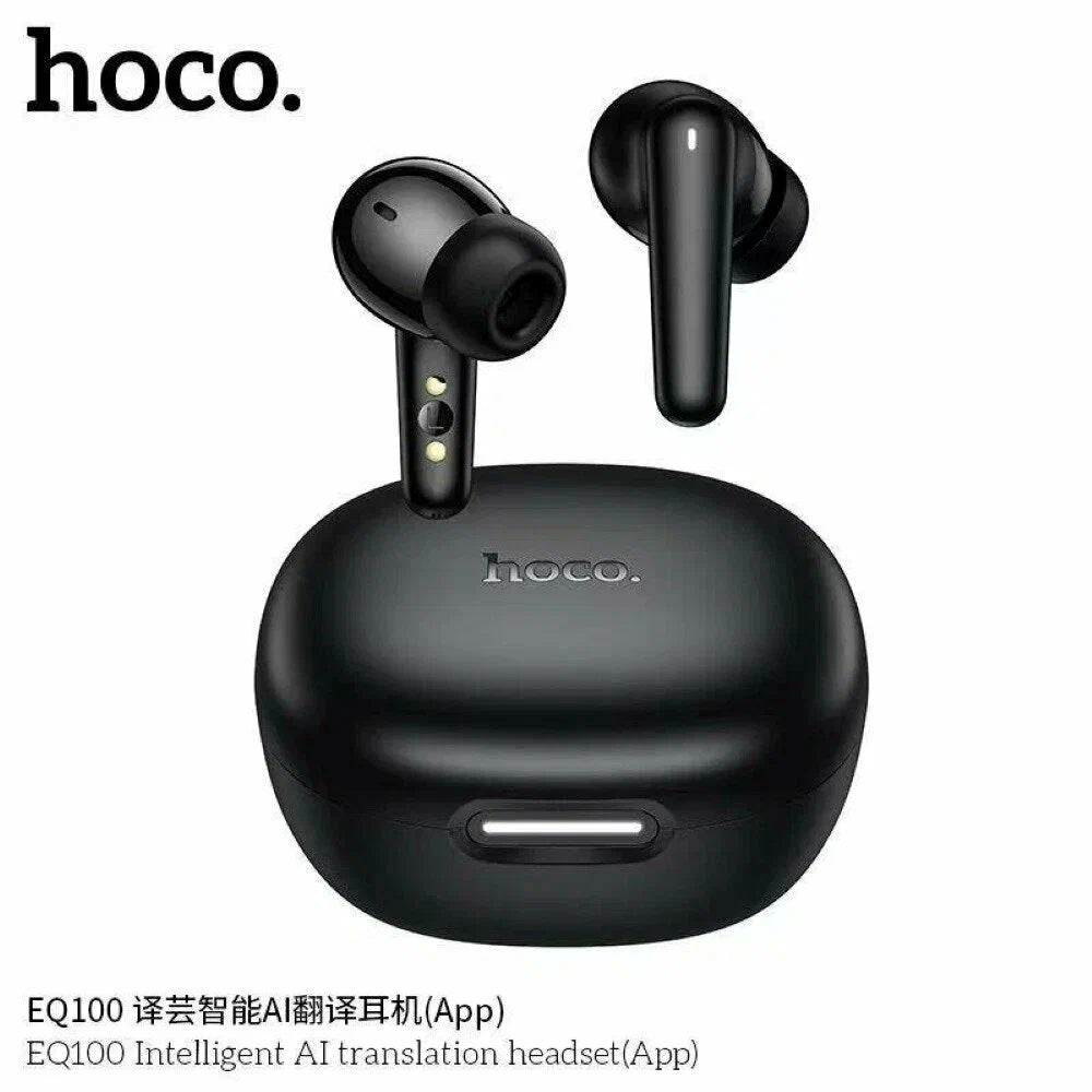Audífonos Bluetooth In Ear Hoco Eq100 Stand Traductor Ai
