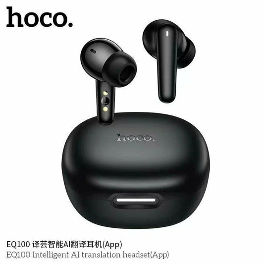 Audífonos Bluetooth In Ear Hoco Eq100 Stand Traductor Ai