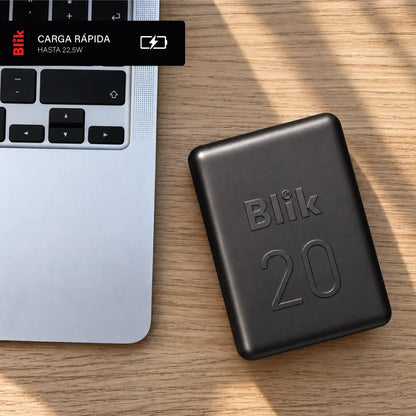 Batería Externa PowerBank Blik Power20 20000mAh 22.5W Negro